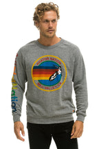 Classic AVIATOR NATION MILL VALLEY SWEATSHIRT - HEATHER GREY