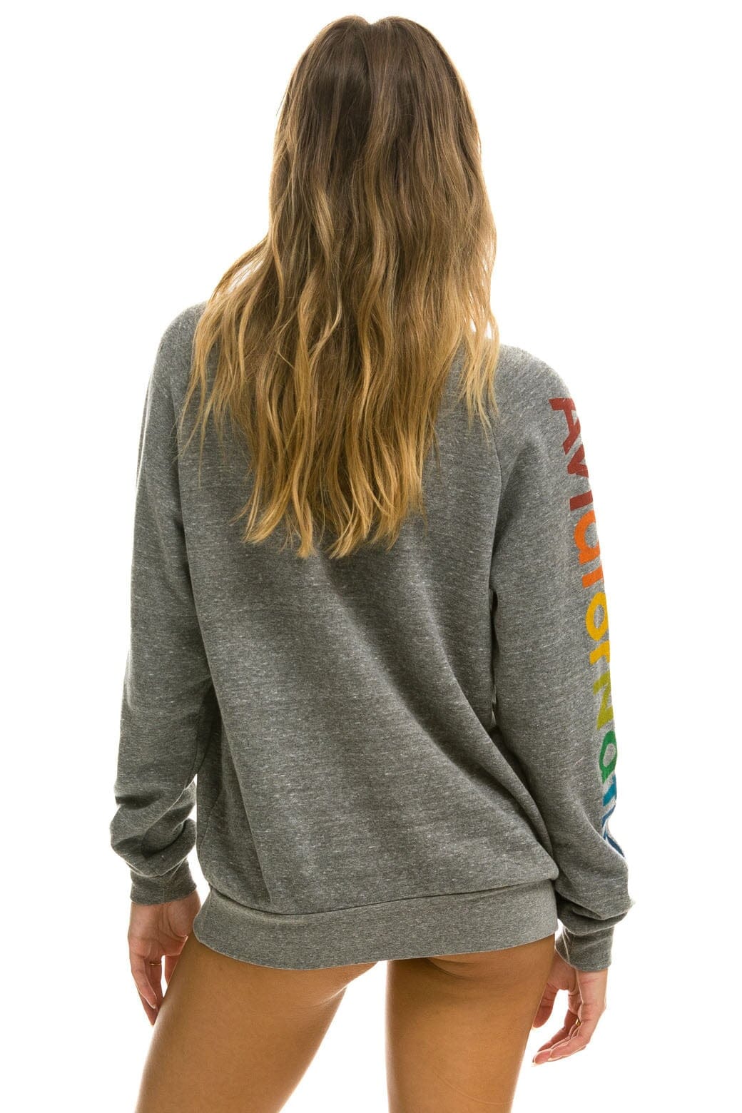 Classic AVIATOR NATION MILL VALLEY SWEATSHIRT - HEATHER GREY