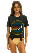 Classic AVIATOR NATION NASHVILLE BOYFRIEND TEE - CHARCOAL