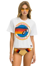 Classic SIGNATURE NASHVILLE BOYFRIEND TEE - WHITE