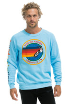 Classic AVIATOR NATION NASHVILLE CREW SWEATSHIRT - SKY