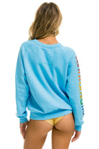 Classic AVIATOR NATION NASHVILLE CREW SWEATSHIRT - SKY