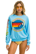 Classic AVIATOR NATION NASHVILLE CREW SWEATSHIRT - SKY