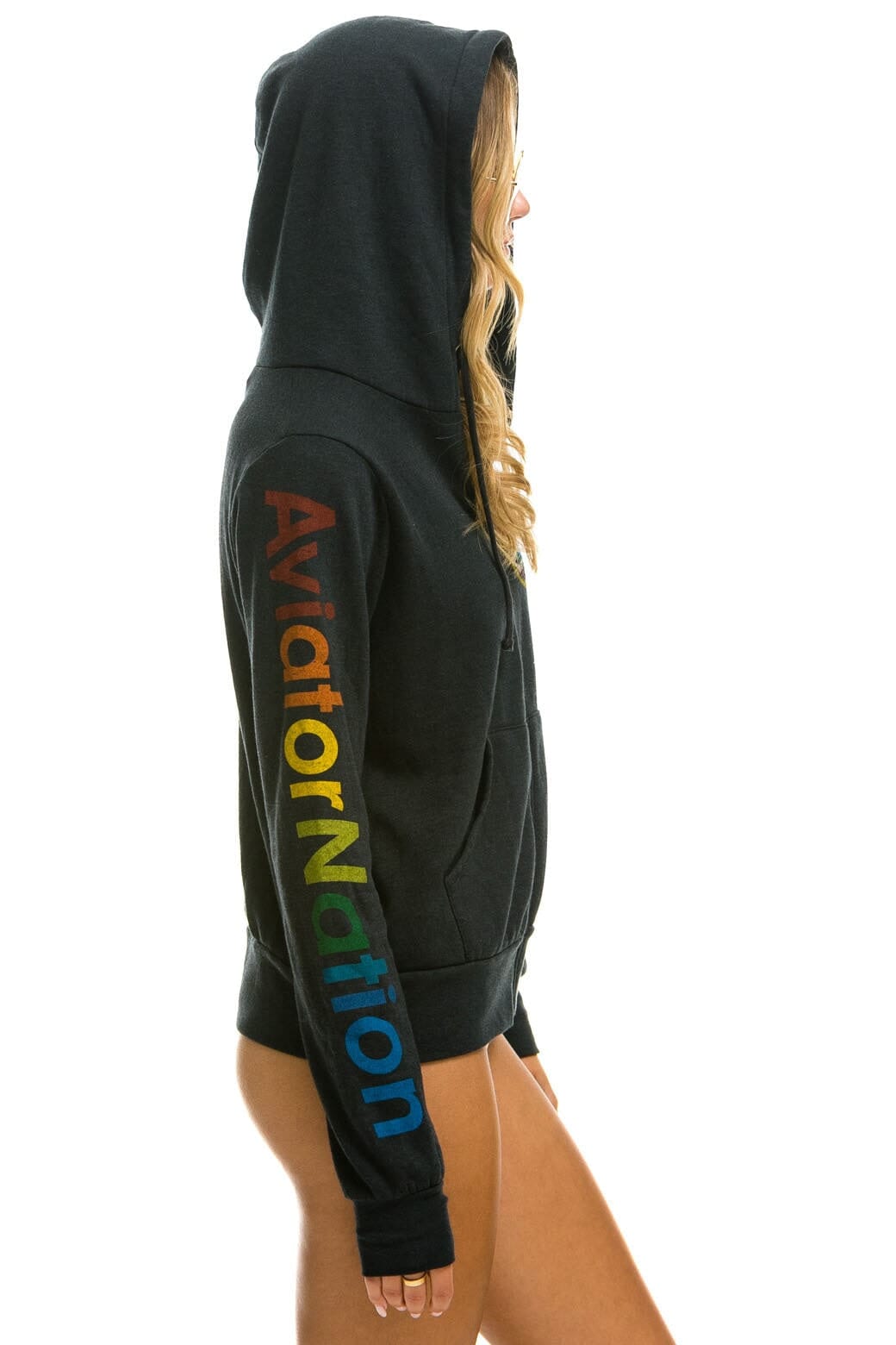 Classic AVIATOR NATION NEW YORK CITY HOODIE - CHARCOAL