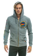 Classic AVIATOR NATION NORTH SHORE HOODIE - HEATHER GREY