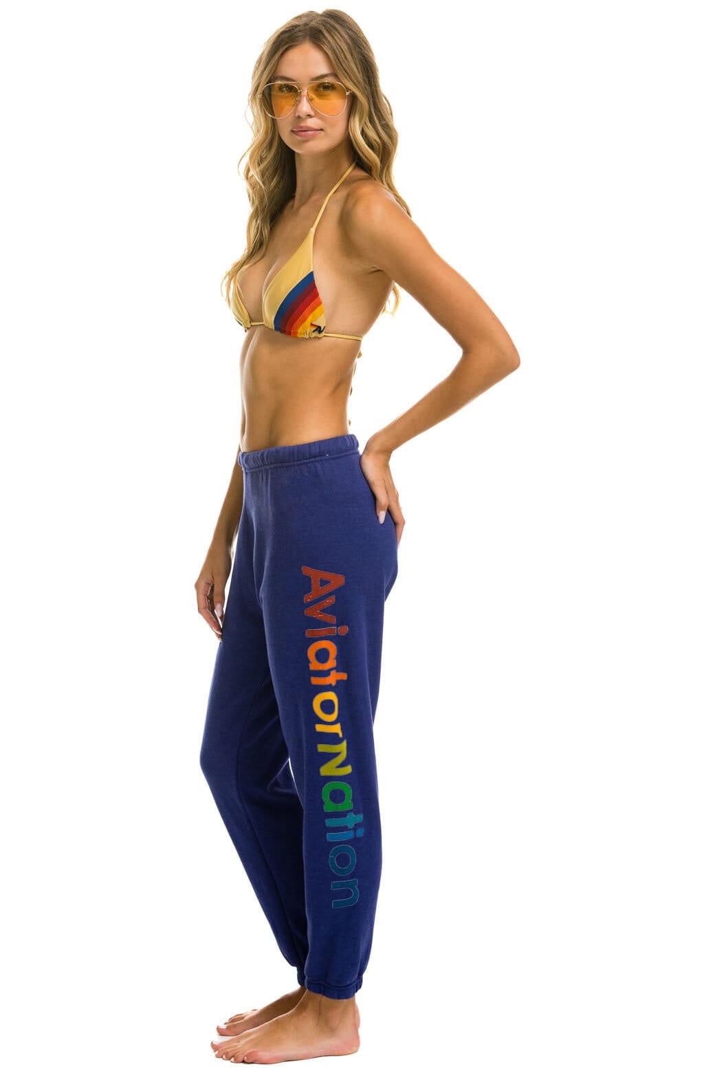 Classic AVIATOR NATION NORTH SHORE SWEATPANTS - PURPLE