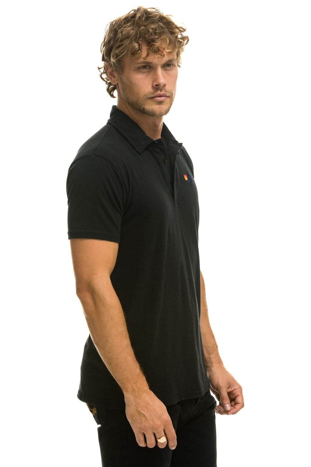 Classic AVIATOR NATION POLO - BLACK