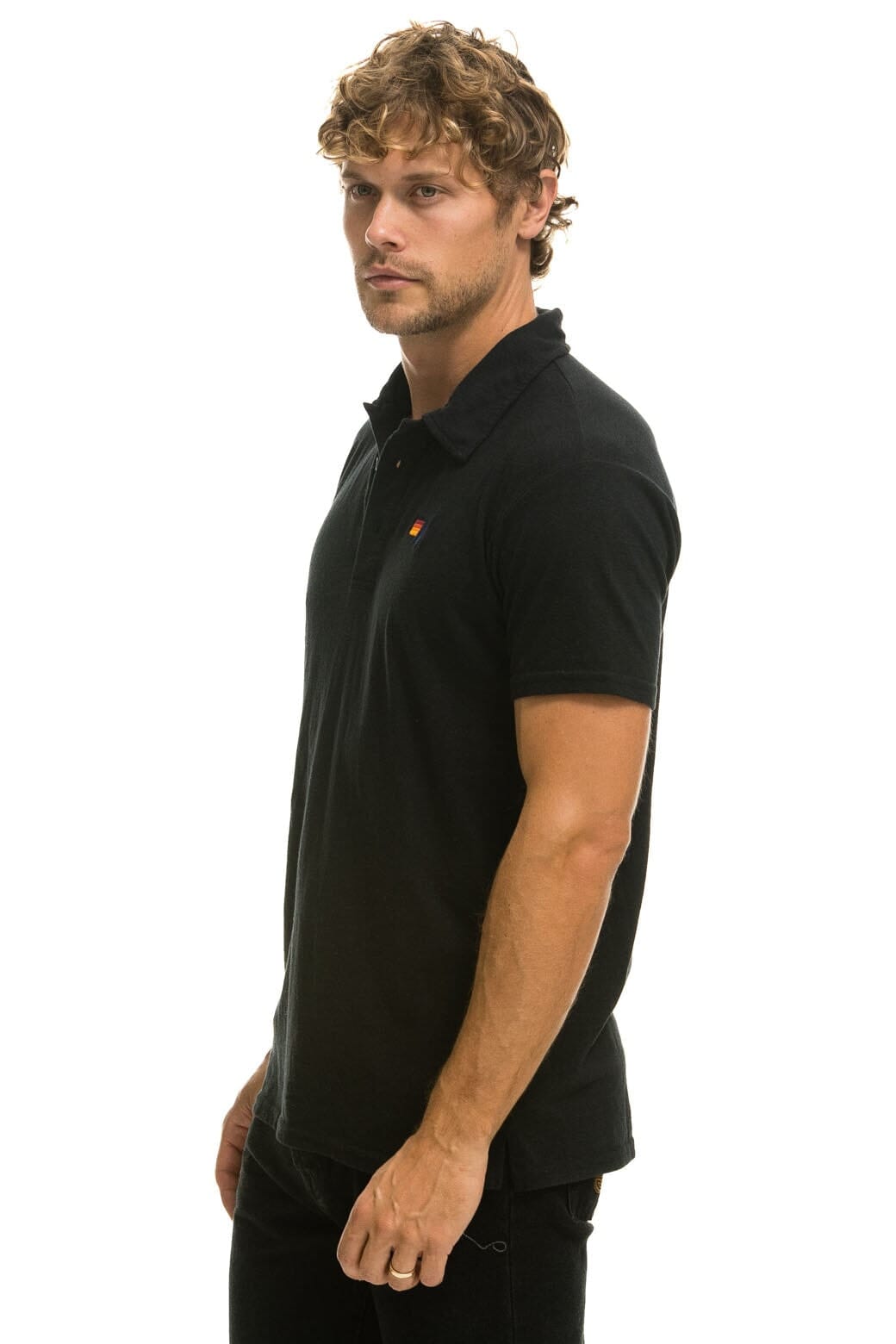 Classic AVIATOR NATION POLO - BLACK
