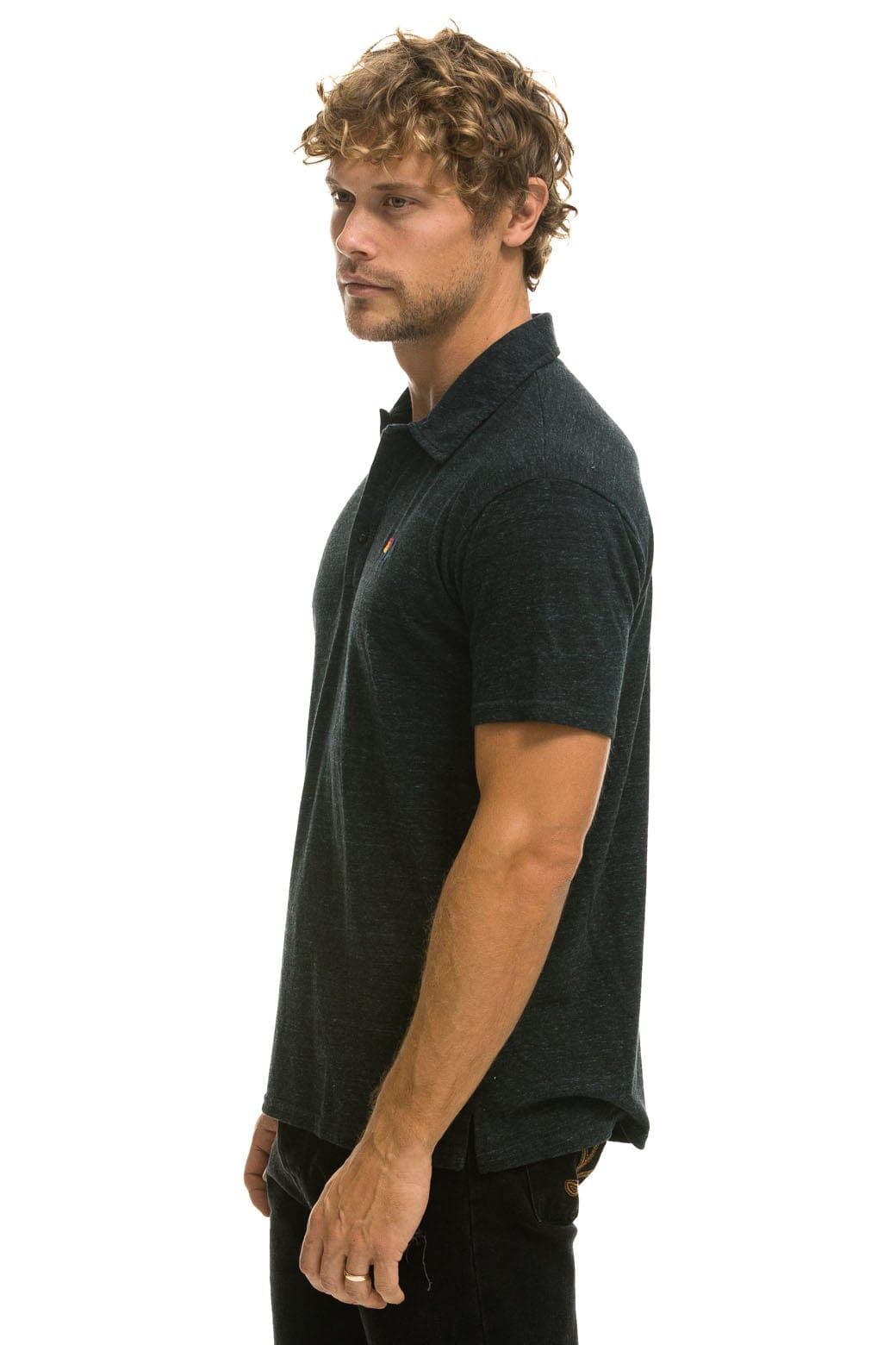 Classic AVIATOR NATION POLO - CHARCOAL