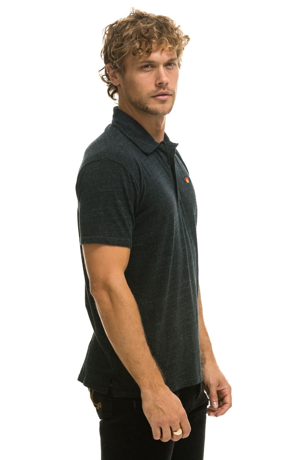 Classic AVIATOR NATION POLO - CHARCOAL