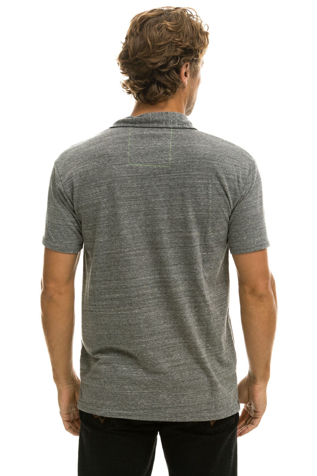 Classic AVIATOR NATION POLO - HEATHER GREY