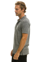 Classic AVIATOR NATION POLO - HEATHER GREY