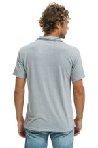 Classic AVIATOR NATION POLO - LIGHT GREY