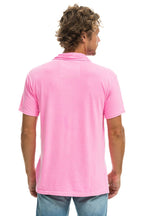 Classic AVIATOR NATION POLO - NEON PINK