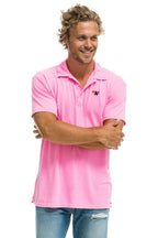 Classic AVIATOR NATION POLO - NEON PINK