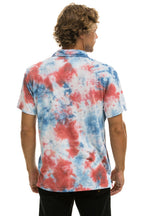 Classic AVIATOR NATION POLO - TIE DYE RED
