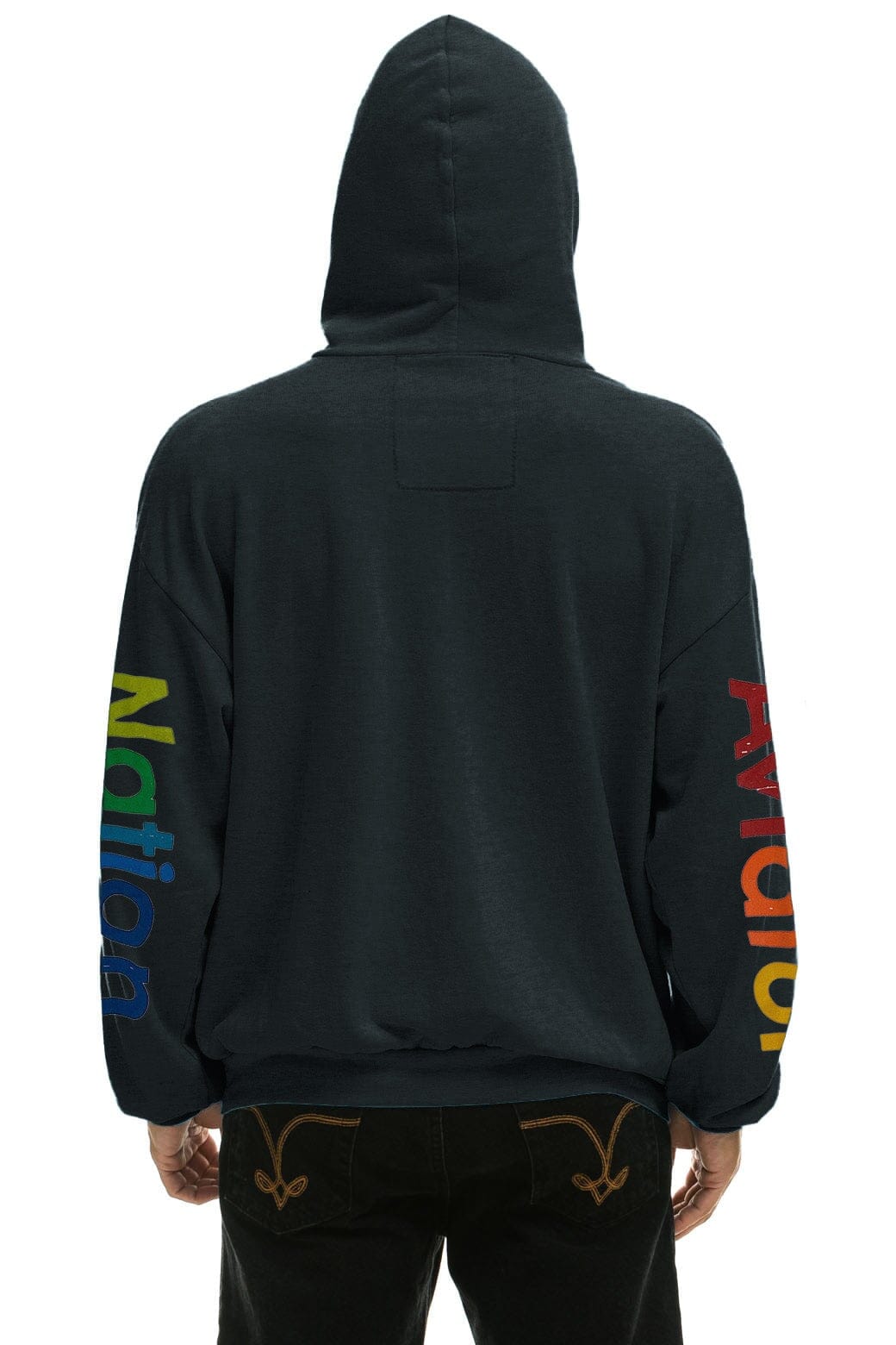 Classic AVIATOR NATION RELAXED VENICE PULLOVER HOODIE - CHARCOAL