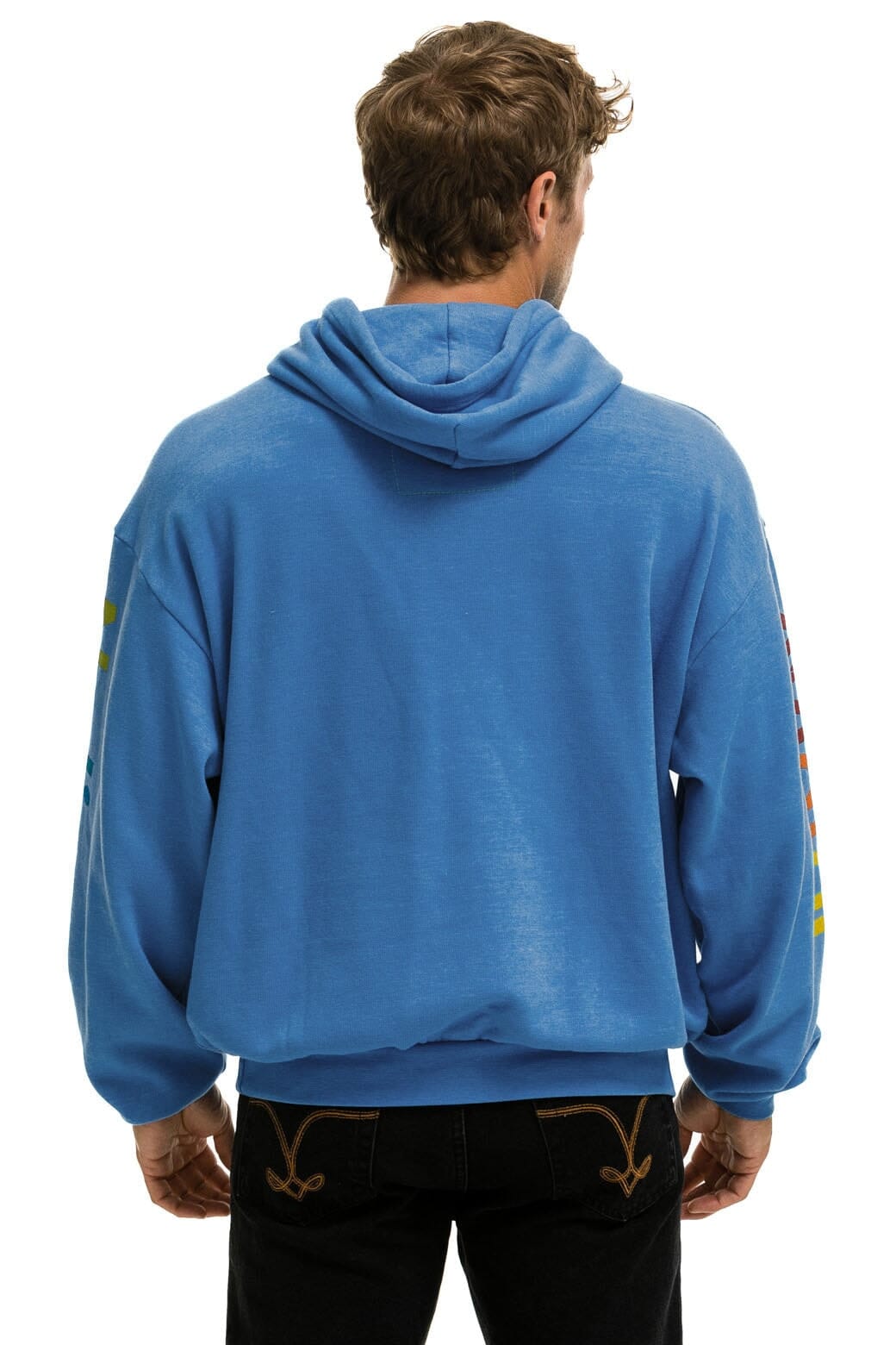 Classic AVIATOR NATION RELAXED VENICE PULLOVER HOODIE - COBALT