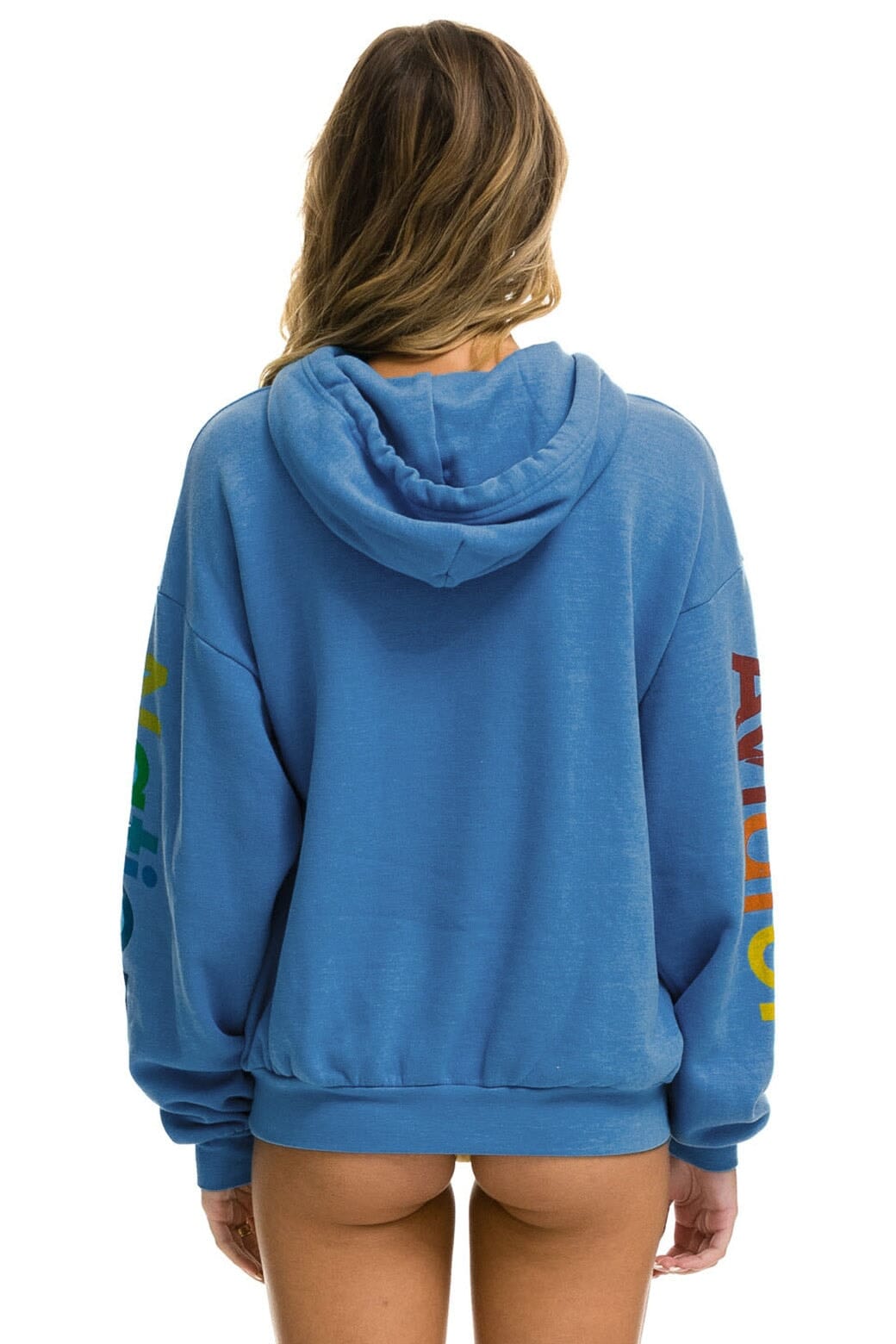 Classic AVIATOR NATION RELAXED VENICE PULLOVER HOODIE - COBALT
