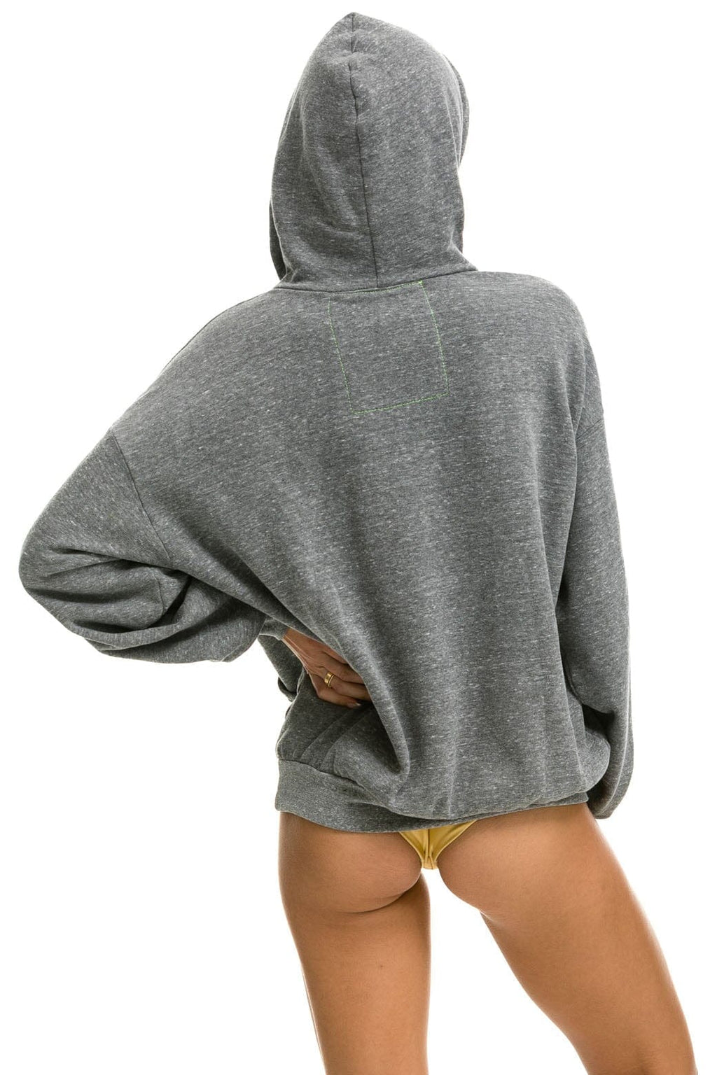 Classic AVIATOR NATION RELAXED VENICE PULLOVER HOODIE - HEATHER GREY