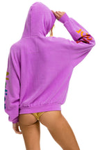 Classic AVIATOR NATION RELAXED VENICE PULLOVER HOODIE - NEON PURPLE