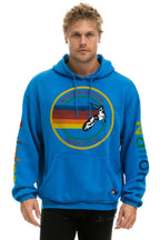 Classic AVIATOR NATION RELAXED VENICE PULLOVER HOODIE - OCEAN