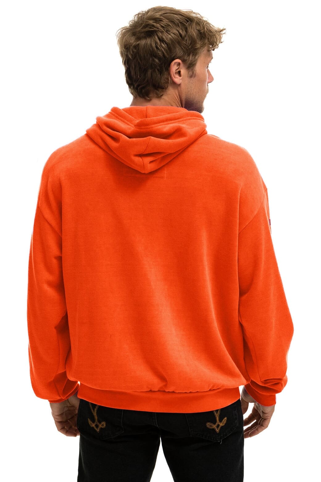 Classic AVIATOR NATION RELAXED VENICE PULLOVER HOODIE - ORANGE