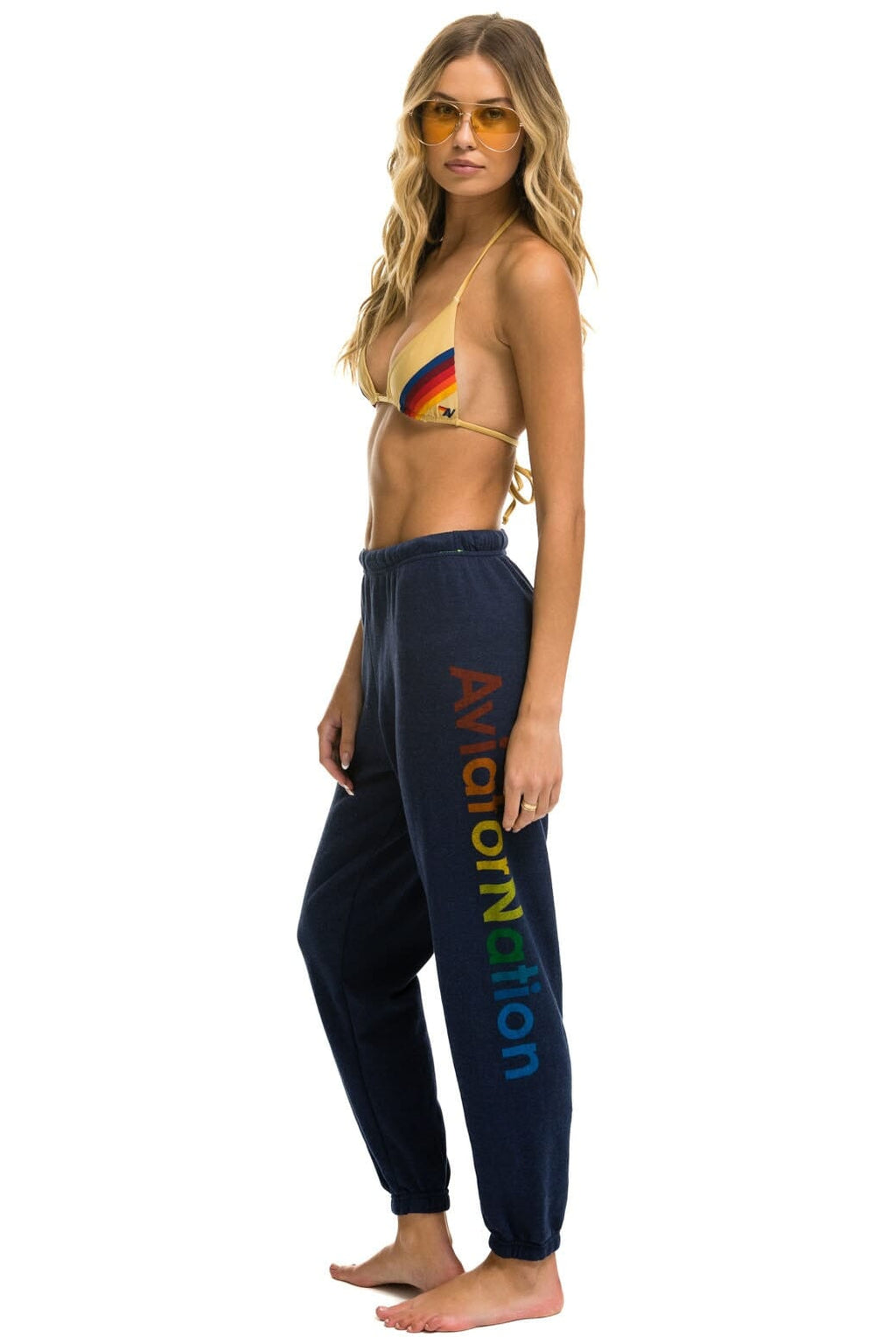 Classic AVIATOR NATION VENICE SWEATPANTS - NAVY