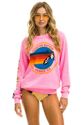 Classic AVIATOR NATION VENICE SWEATSHIRT - NEON PINK