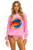Classic AVIATOR NATION VENICE SWEATSHIRT - NEON PINK
