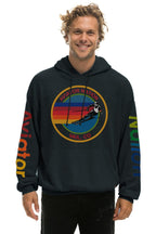 Classic AVIATOR NATION VAIL RELAXED PULLOVER HOODIE - CHARCOAL