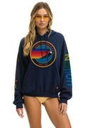 Classic AVIATOR NATION VAIL RELAXED PULLOVER HOODIE - NAVY