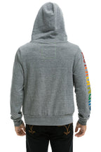 Classic AVIATOR NATION VAIL ZIP HOODIE - HEATHER GREY