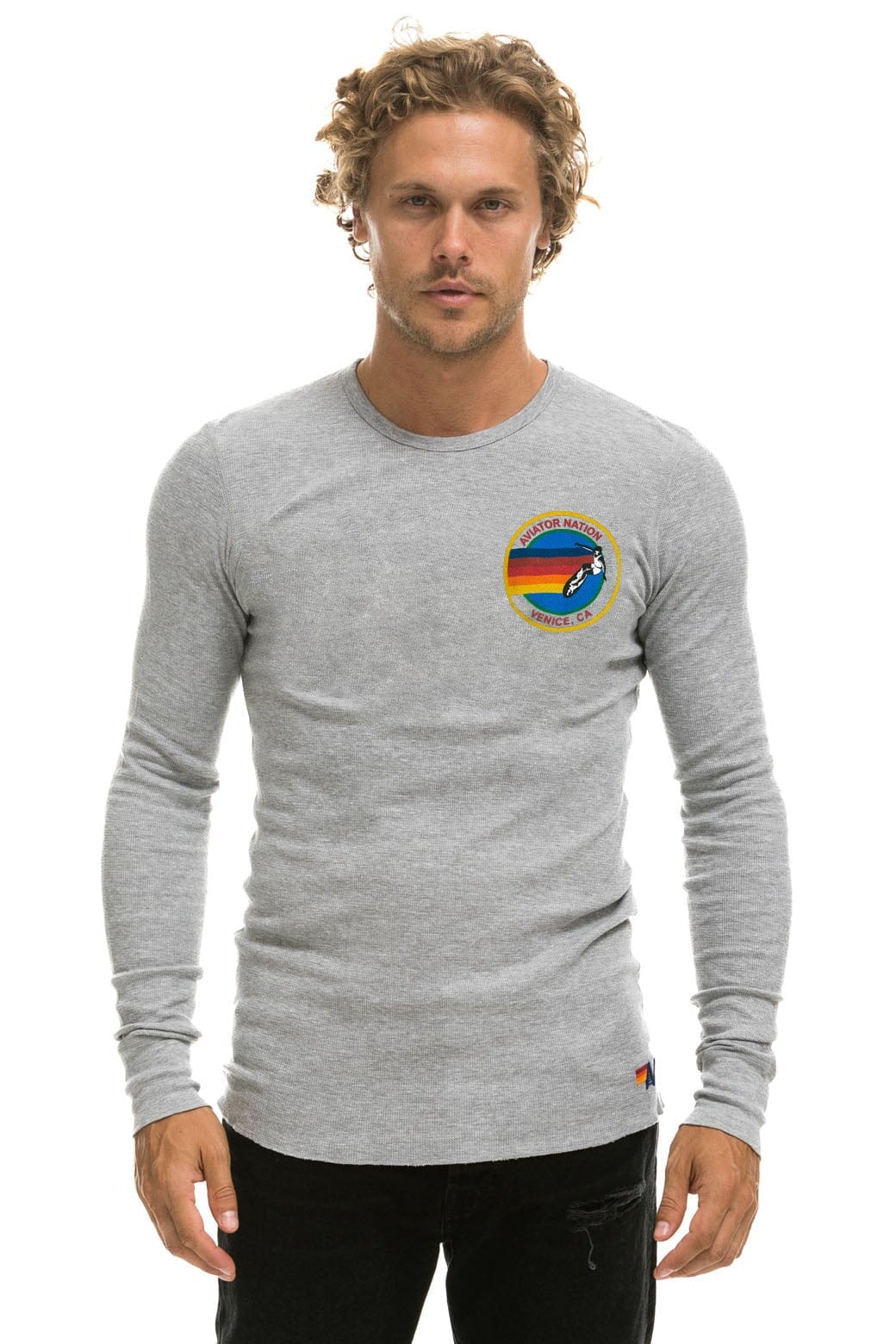 Classic AVIATOR NATION VENICE THERMAL - HEATHER GREY