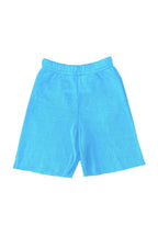 Classic AVIATOR NATION HAIGHT ASHBURY KIDS SWEATSHORTS - NEON BLUE