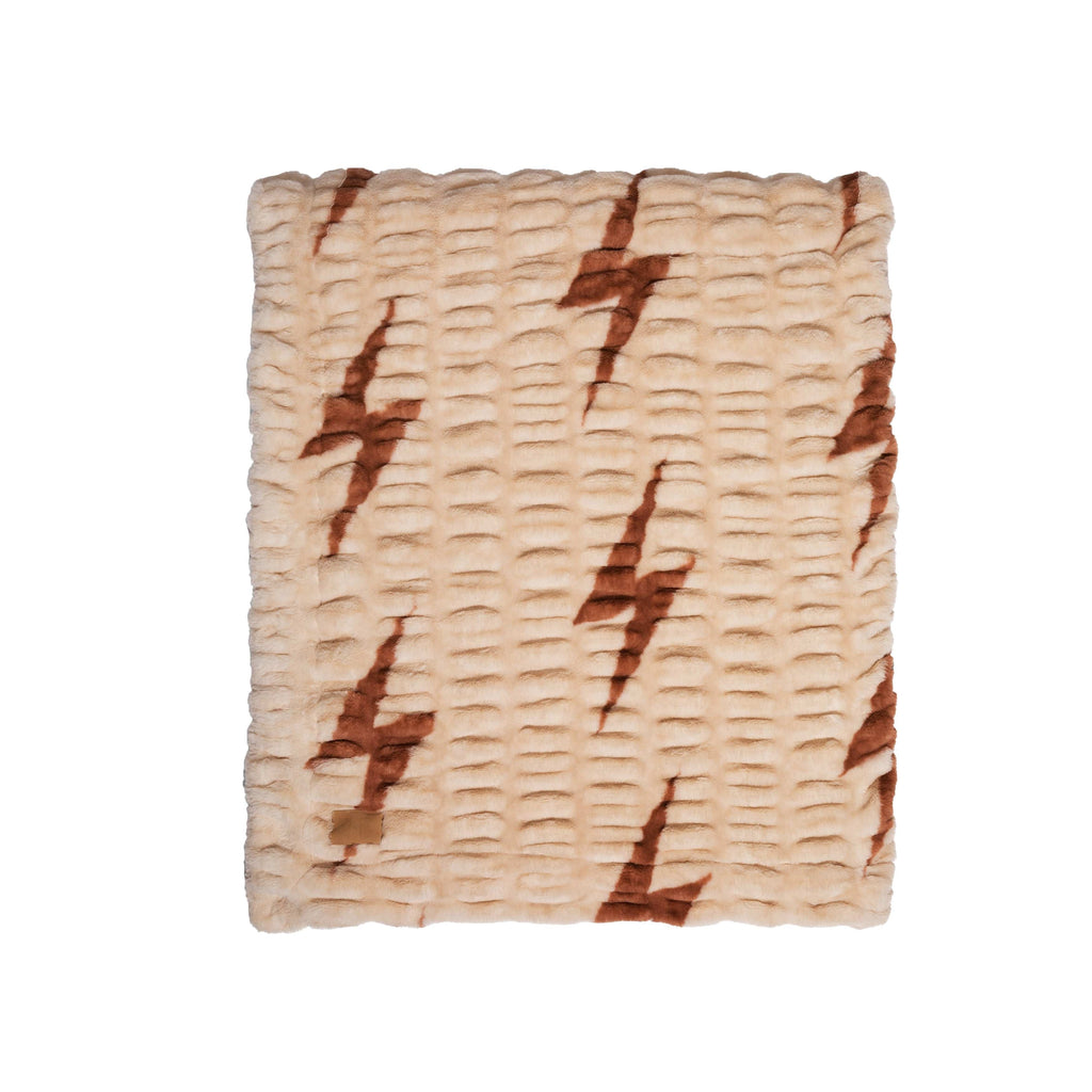 Classic Aviator Nation x Lola Blanket - Beige Copper Bolt