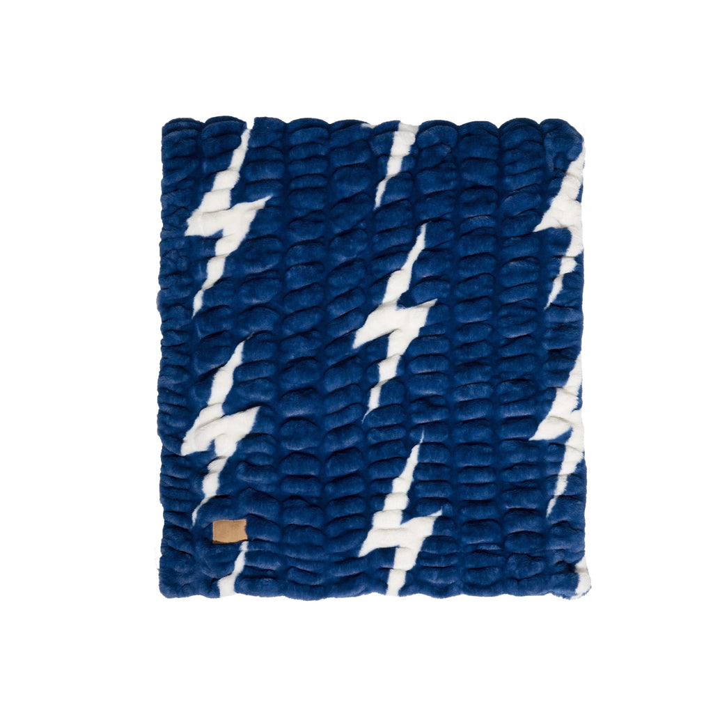 Classic Aviator Nation x Lola Blanket - Blue White Bolt