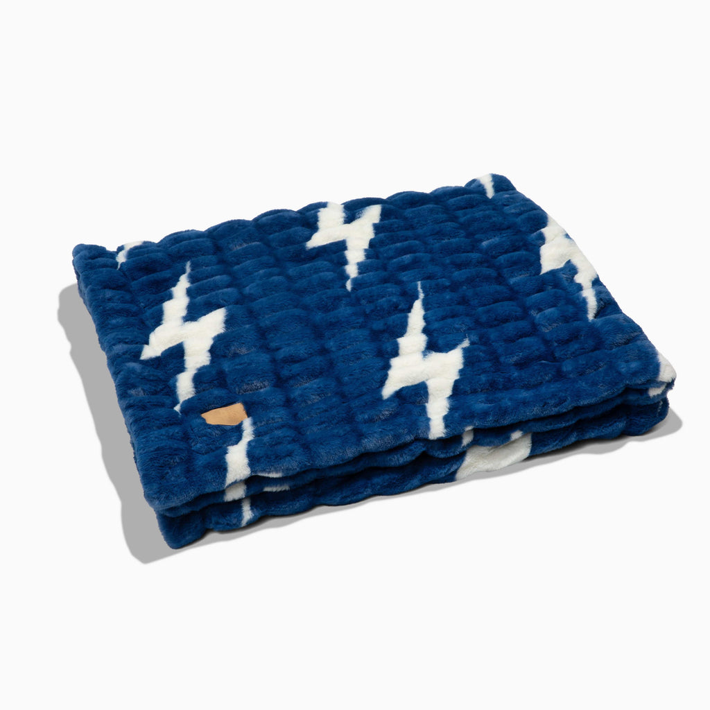 Classic Aviator Nation x Lola Blanket - Blue White Bolt