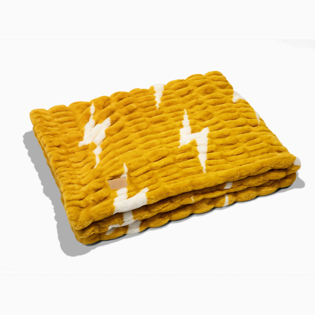 Classic Aviator Nation x Lola Blanket - Gold White Bolt