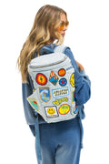Classic VINTAGE PATCH DENIM PUFFER BACKPACK - SUPER LIGHT VINTAGE