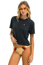 Classic BASIC BOYFRIEND TEE - CHARCOAL