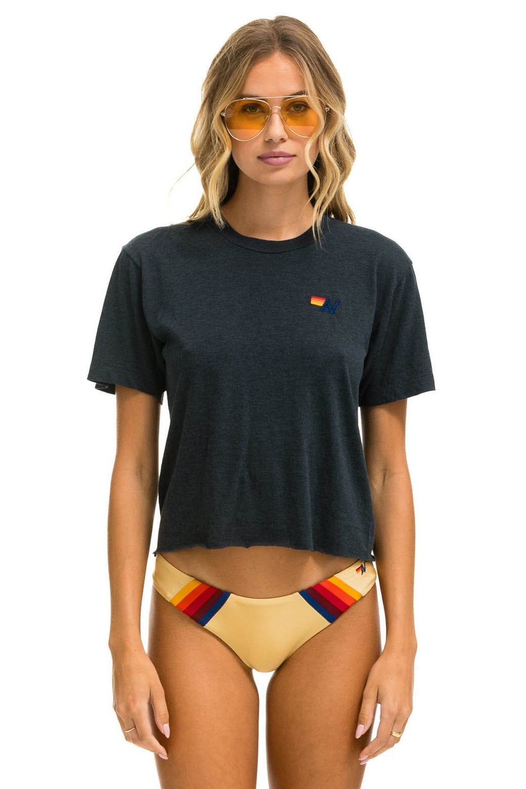 Classic BASIC BOYFRIEND TEE - CHARCOAL