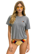 Classic BASIC BOYFRIEND TEE - HEATHER GREY