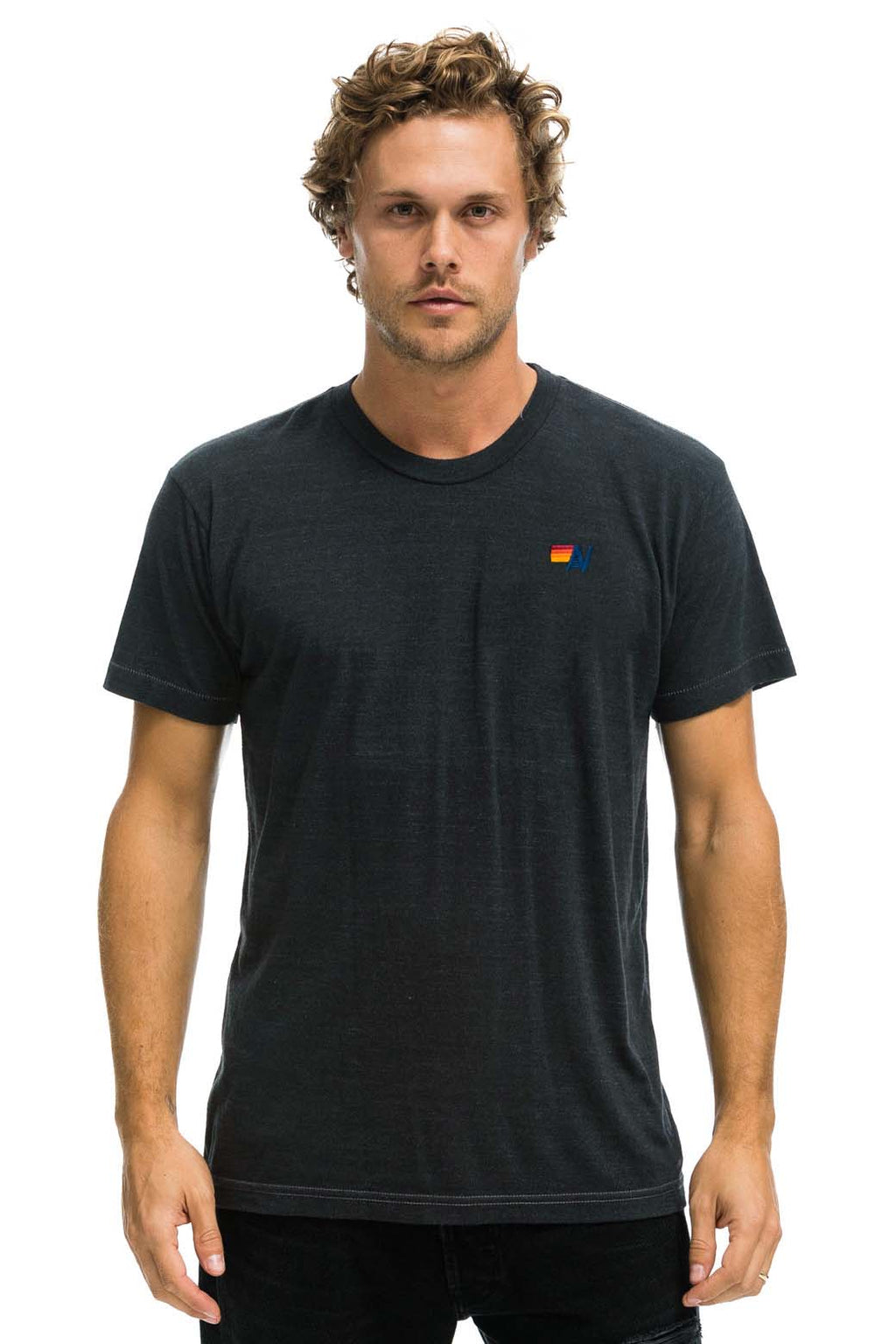 Classic BASIC TEE - CHARCOAL