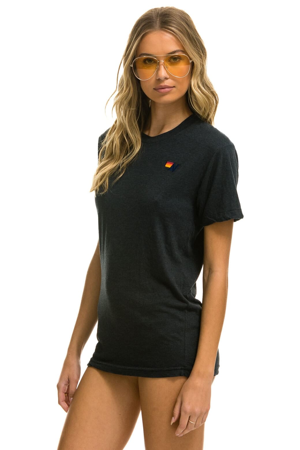 Classic BASIC TEE - CHARCOAL