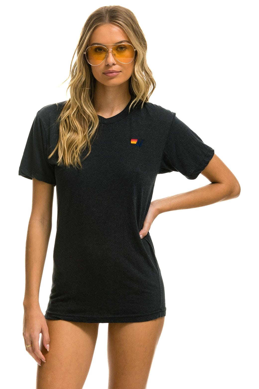 Classic BASIC TEE - CHARCOAL