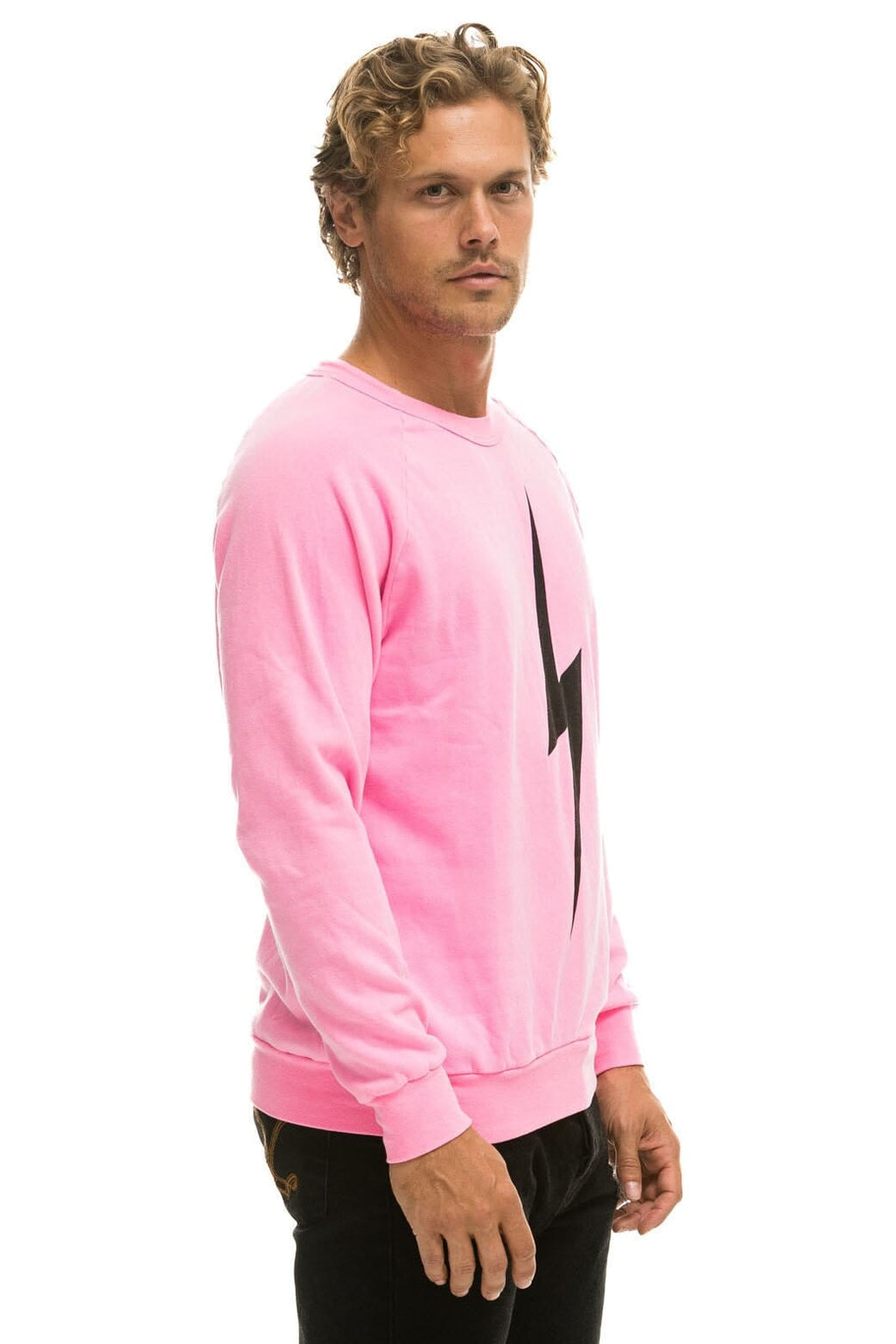 Classic BOLT CREW SWEATSHIRT - NEON PINK