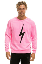 Classic BOLT CREW SWEATSHIRT - NEON PINK