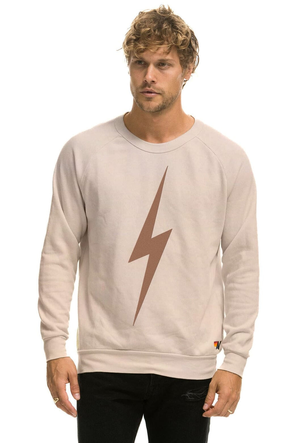Classic BOLT CREW SWEATSHIRT - SAND MOCHA