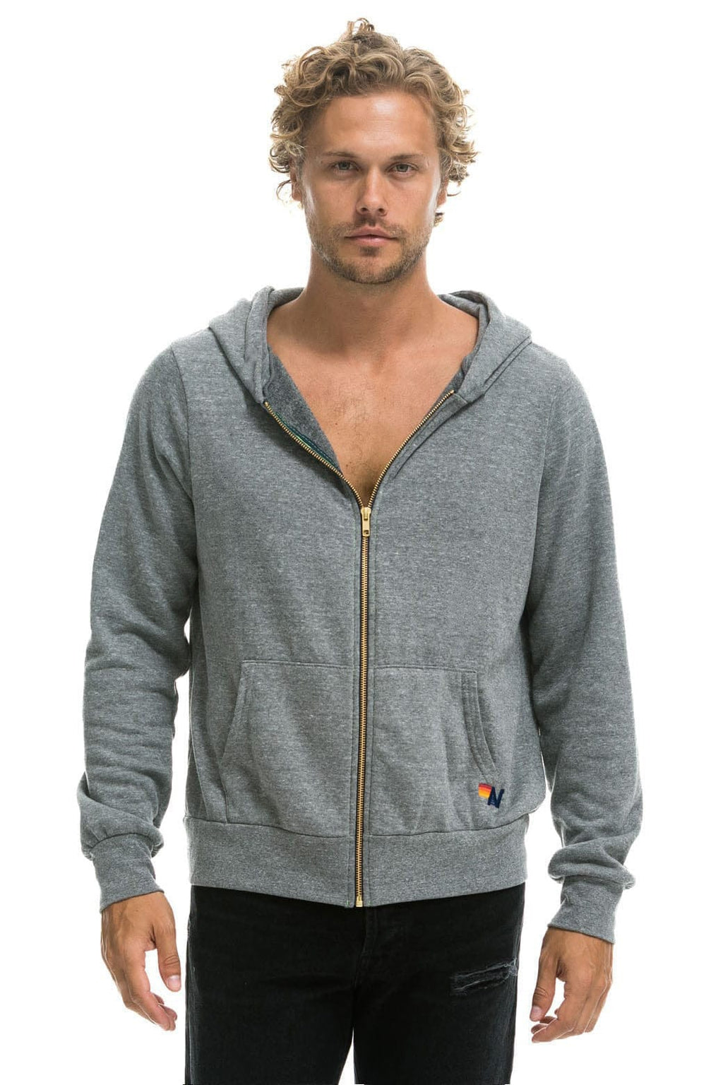 Classic BOLT HOODIE - HEATHER GREY